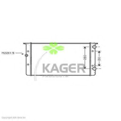 31-1195 KAGER Catalytic Converter