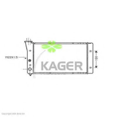 31-1206 KAGER Cable, parking brake