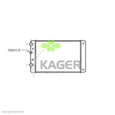 31-1208 KAGER Cable, parking brake