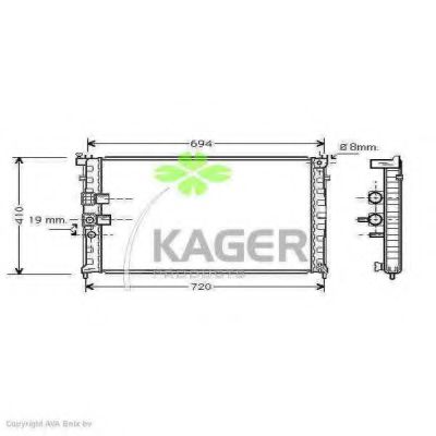 31-1451 KAGER Final Drive Joint Kit, drive shaft