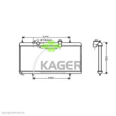 31-1456 KAGER Catalytic Converter