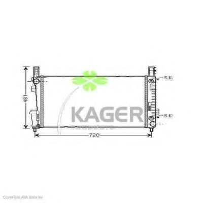 31-1674 KAGER Catalytic Converter
