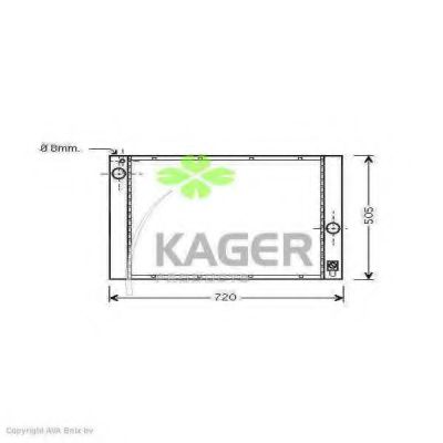 31-2190 KAGER Cable, parking brake