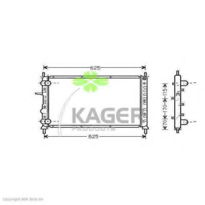 31-2758 KAGER Suspension Coil Spring