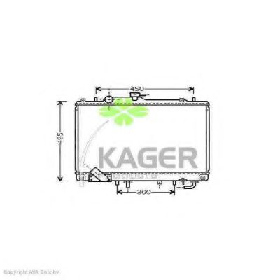 31-2823 KAGER Cooling System Radiator, engine cooling