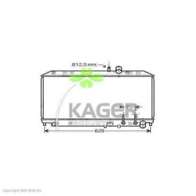 31-3097 KAGER Cooling System Radiator, engine cooling