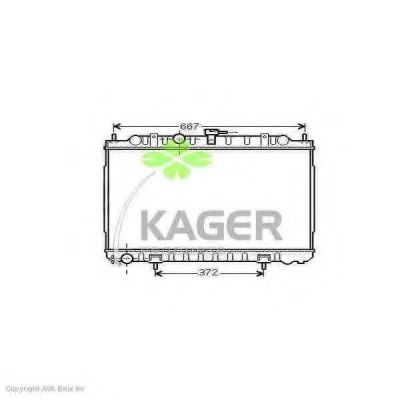 31-3579 KAGER Radiator, engine cooling