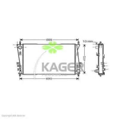 31-3582 KAGER Brake System Brake Caliper