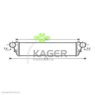 31-3845 KAGER Suspension Shock Absorber
