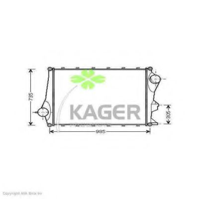 31-3987 KAGER Repair Kit, brake master cylinder