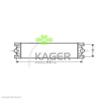 31-4029 KAGER Intercooler, charger
