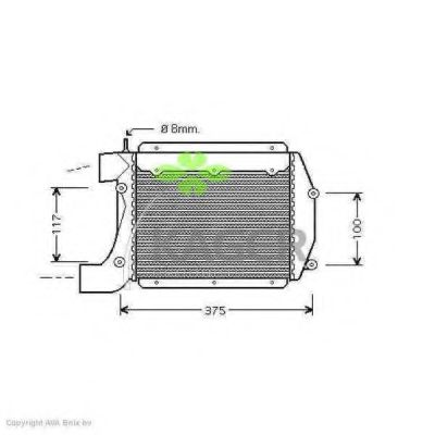 31-4111 KAGER Intercooler, charger