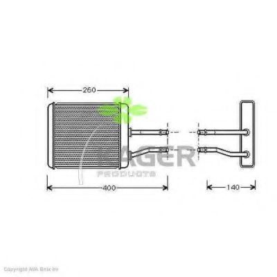32-0006 KAGER Heat Exchanger, interior heating