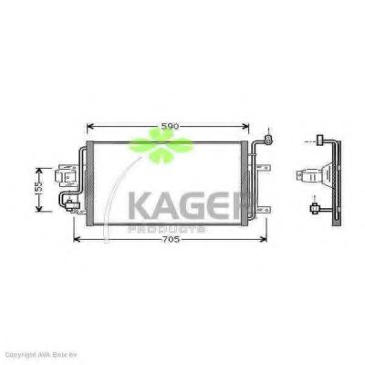 94-5006 KAGER Compressor, air conditioning