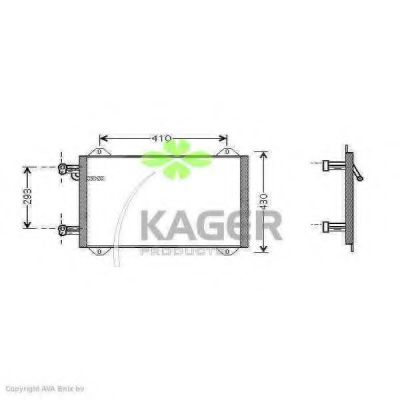 94-5012 KAGER Air Conditioning Condenser, air conditioning