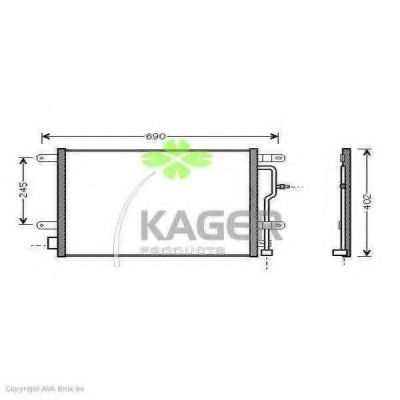 94-5013 KAGER Compressor, air conditioning
