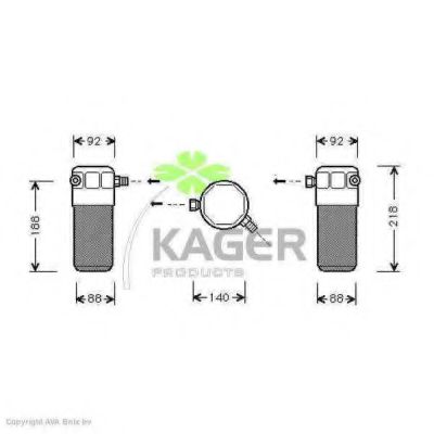 94-5017 KAGER Air Conditioning Compressor, air conditioning