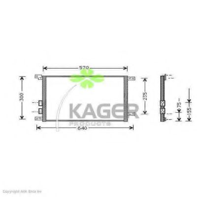 94-5027 KAGER Compressor, air conditioning