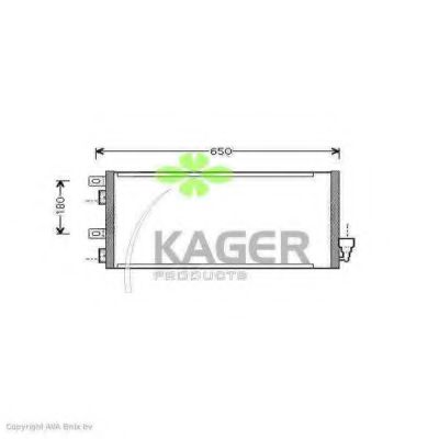 94-5052 KAGER Condenser, air conditioning