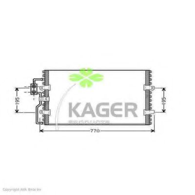 94-5062 KAGER Condenser, air conditioning