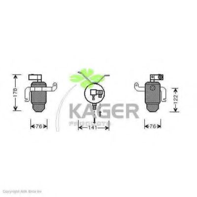94-5073 KAGER Compressor, air conditioning