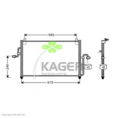 94-5097 KAGER Compressor, air conditioning