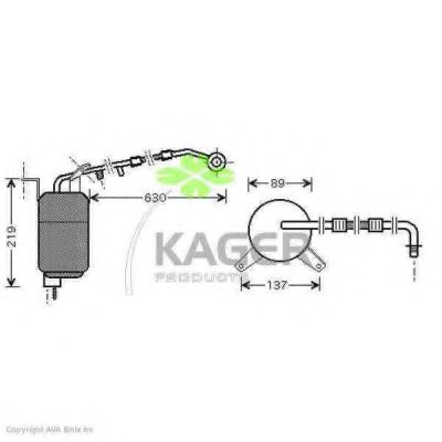94-5122 KAGER Compressor, air conditioning