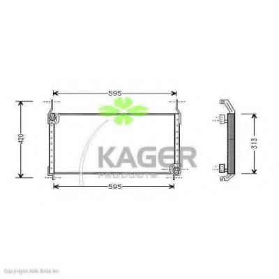 94-5131 KAGER Air Conditioning Compressor, air conditioning