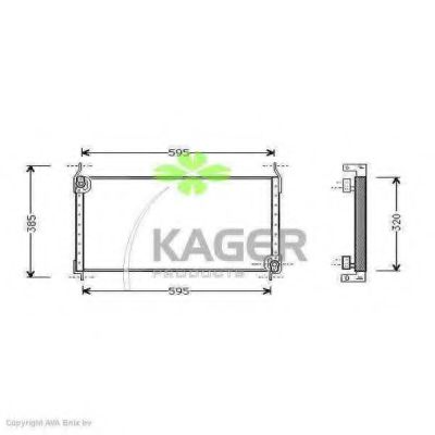 94-5132 KAGER Compressor, air conditioning