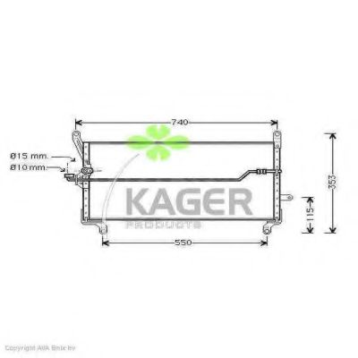 94-5134 KAGER Compressor, air conditioning