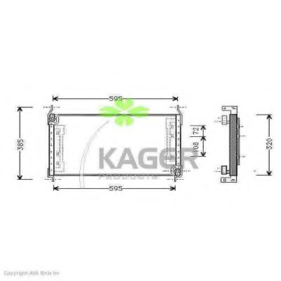 94-5136 KAGER Compressor, air conditioning