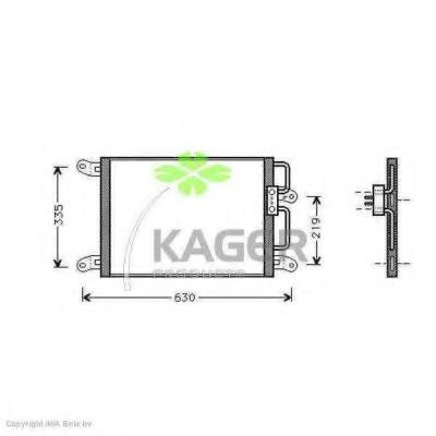 94-5138 KAGER Air Conditioning Compressor, air conditioning
