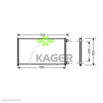 94-5155 KAGER Air Conditioning Compressor, air conditioning