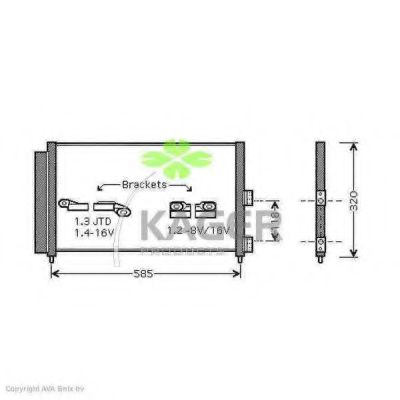 94-5157 KAGER Compressor, air conditioning