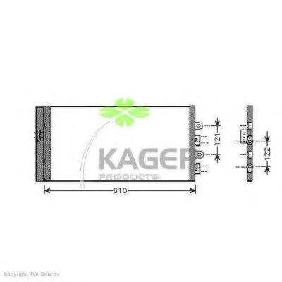 94-5159 KAGER Compressor, air conditioning