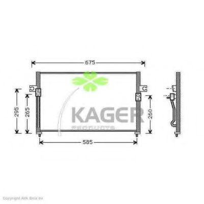 94-5174 KAGER Compressor, air conditioning
