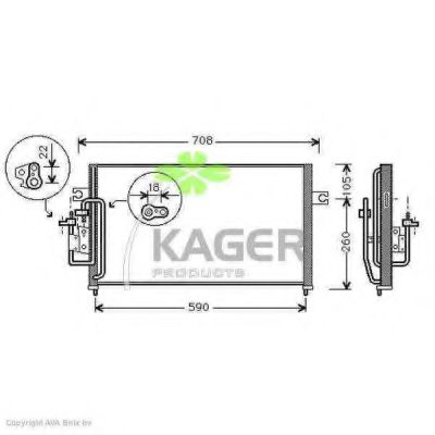 94-5175 KAGER Compressor, air conditioning