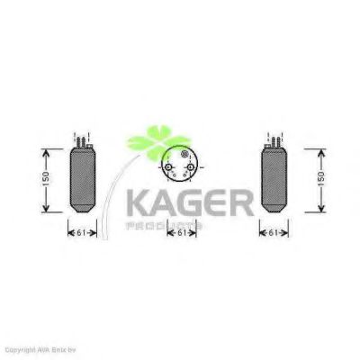 94-5181 KAGER Compressor, air conditioning