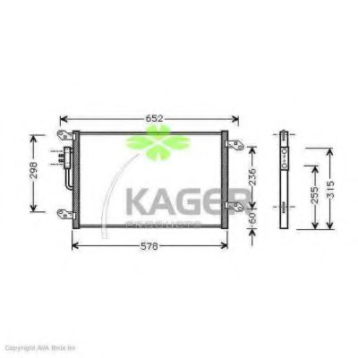 94-5189 KAGER Compressor, air conditioning
