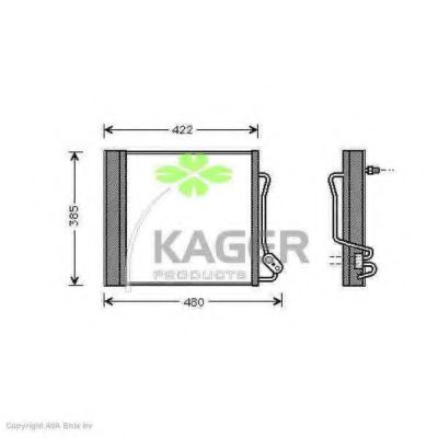 94-5190 KAGER Air Conditioning Condenser, air conditioning