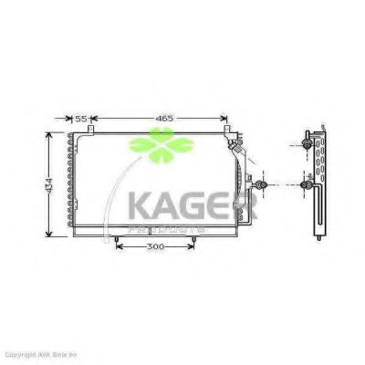 94-5192 KAGER Compressor, air conditioning