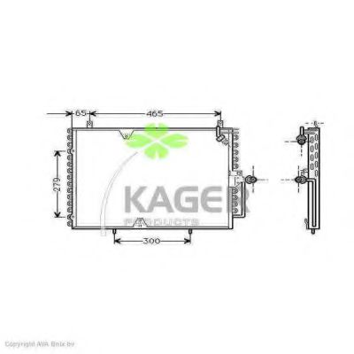 94-5194 KAGER Condenser, air conditioning