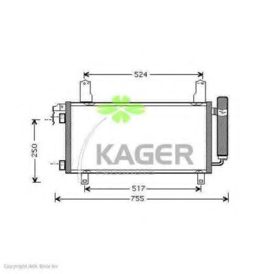 94-5248 KAGER Compressor, air conditioning