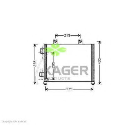 94-5270 KAGER Condenser, air conditioning
