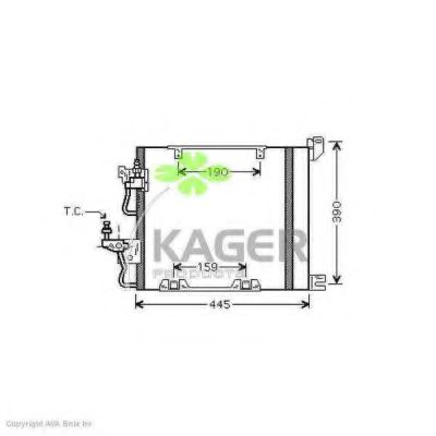 94-5274 KAGER Compressor, air conditioning
