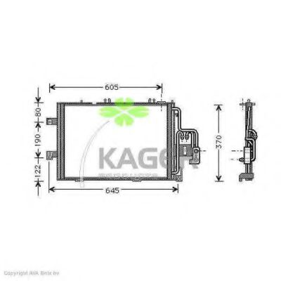 94-5275 KAGER Compressor, air conditioning