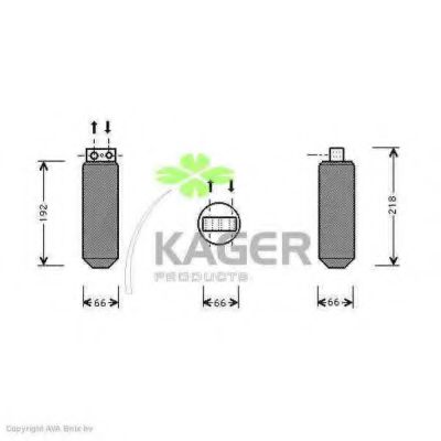 94-5282 KAGER Compressor, air conditioning
