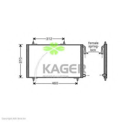 94-5297 KAGER Compressor, air conditioning