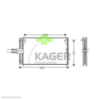 94-5310 KAGER Compressor, air conditioning