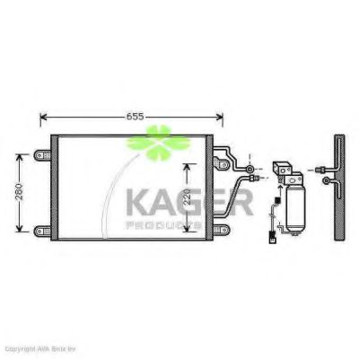 94-5313 KAGER Compressor, air conditioning